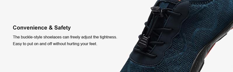 HIITAVE Men 5 Wide Toes Barefoot Lightweight Breathable Water Creek Shoes Beach Aqua Quick Dry for Outdoor Sport Hiking Swiming Surfing