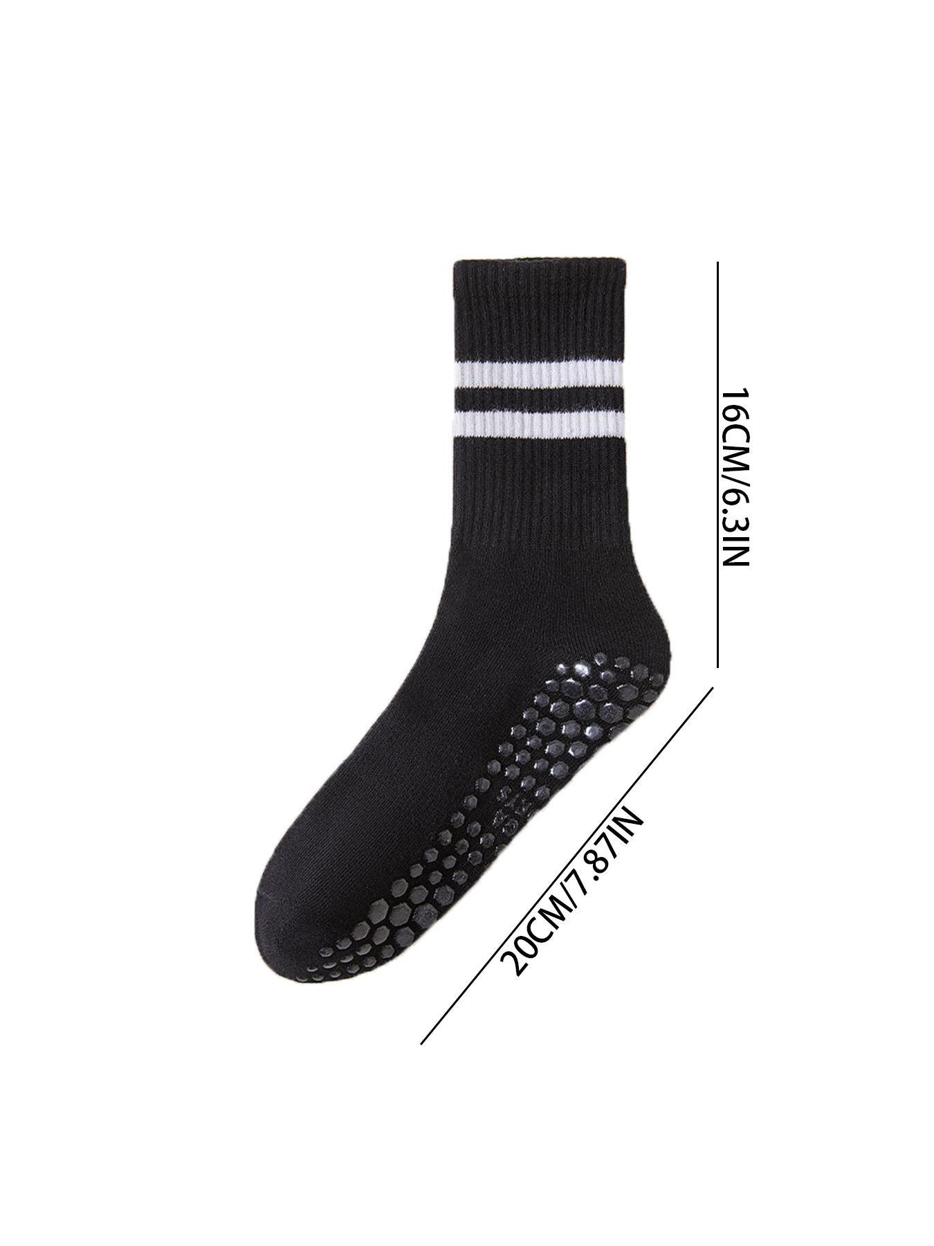 8 Pairs Women Yoga Socks Skipping Rope Sports Socks Ballet Socks Pilates Socks Anti-slip Floor Socks Parallel Bars Mid-tube Socks