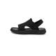 Men's Solid Color Dual-Wear Velcro Closed-Toe Sandals Thick-Soled Breathable Beach Shoes Non-Slip Wear-Resistant Outdoor Water-Resistant Sandals