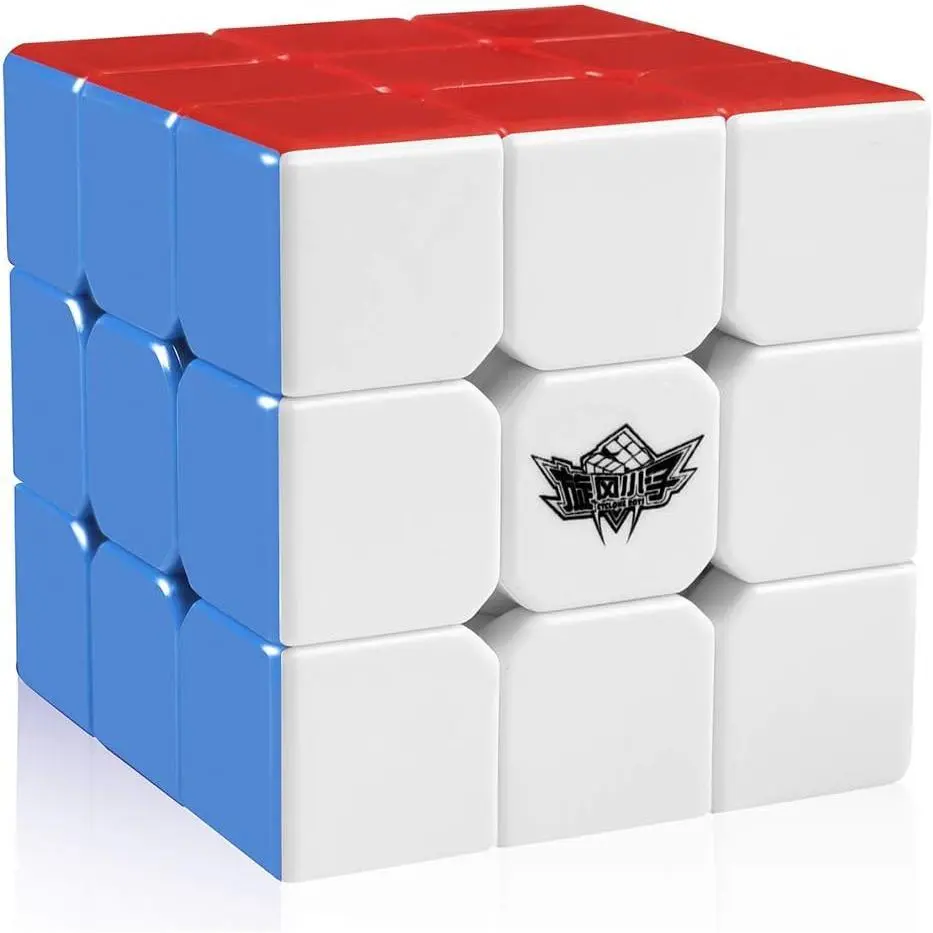 D-FantiX Cyclone Boys 3x3 Speed Cube (56mm), Smooth Turning Brain Teaser