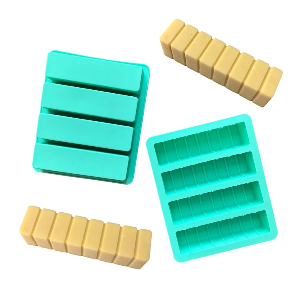 Silicone Butter Mold Tray with Lid, Non-Stick Butter Mold Tray with Size, Self-Made Butter Mold Fits Standard Stick Size