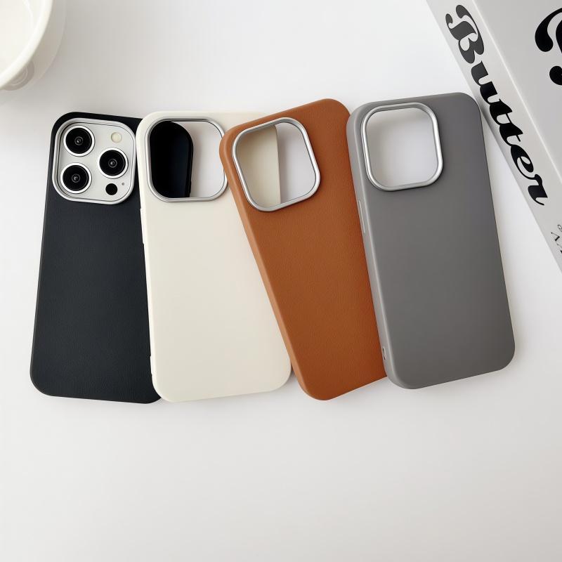 Minimalist Solid Color Phone Case, 1 Count Full Body Shockproof Phone Protective Cover, Phone Accessories Compatible with iPhone 11 12 13 14 15 16 Pro Max, Casing, Protector, Protection