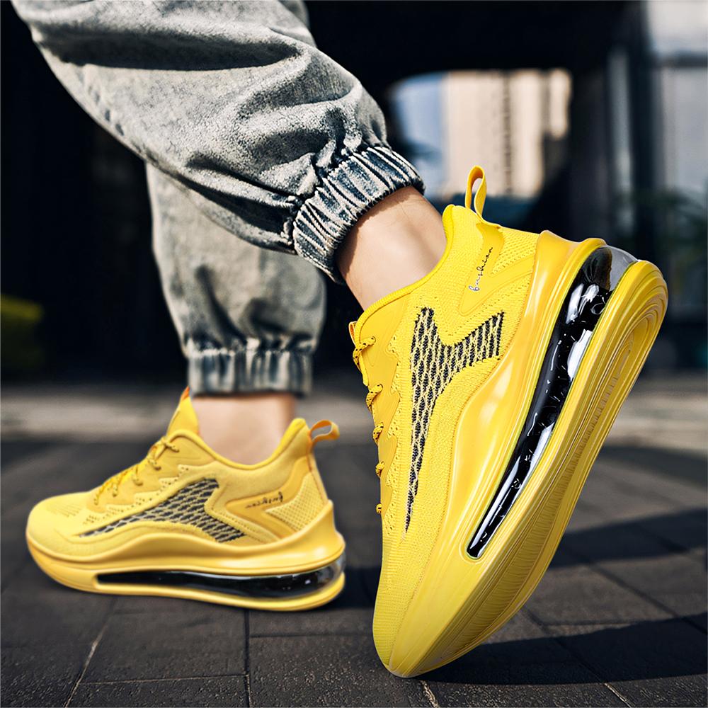 Ubetif Mens Slip On Walking Shoes Non Slip Running Shoes BreathableWorkout Shoes Lightweight Gym Sneakers