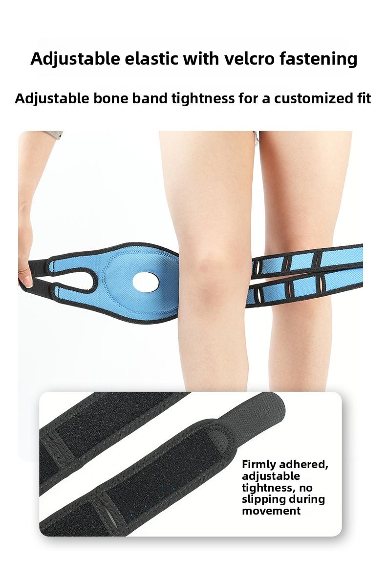 Knee Brace with Patella Gel Pad - Adjustable Compression Knee Support for Running, Gym, Meniscus Tear & Joint Pain Relief