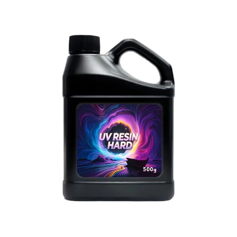 500G And 1000G Upgraded High-Capacity Crystal Clear UV Curing Epoxy Resin - a Brand New Formula Adhesive Resin That Requires No Mixing, Cures Quickly Under UV Or Sunlight, And Has a Transparent High Gloss End. It Is Suitable for Crafts