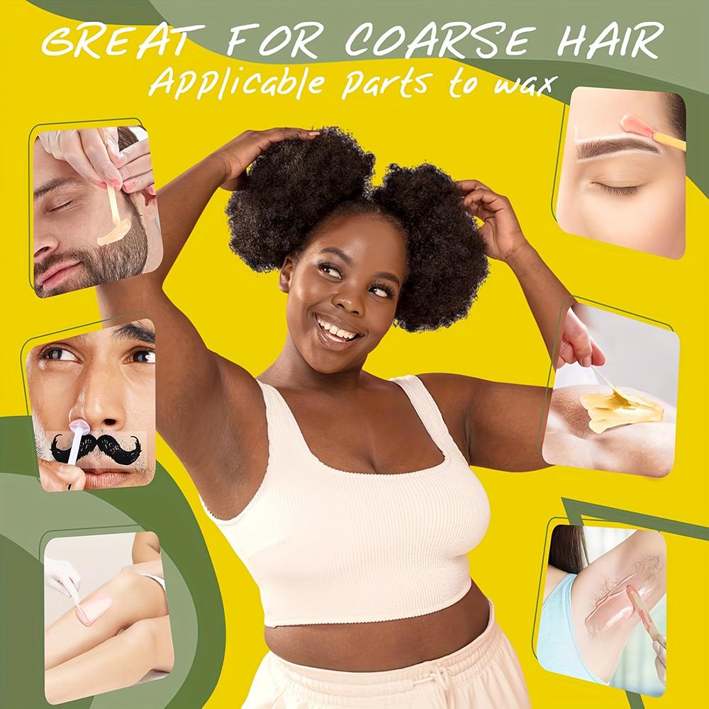 Wax Machine Kit for Hair Removal Waxing Heater and Beans Kit Depilatory Epilator Wax-melt Pot Paraffin Warmer Heating Machine clt  waxer wax  tip affordable  wax  kit ai  wax  hair  removal waxing  kit hair removal wax bean Body Care Smooth