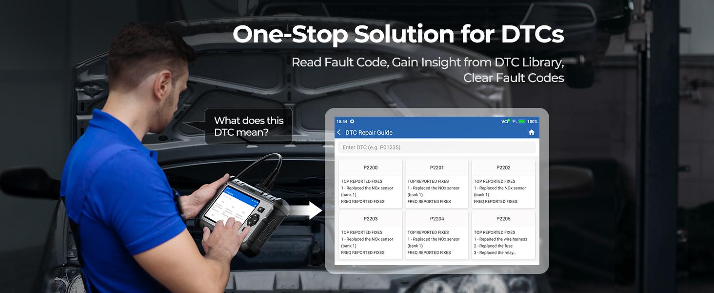 TOPDON AD500 OBD2 Scanner Car Code Reader Scan Tool 6 Reset Functions 4 Systems Diagnostics