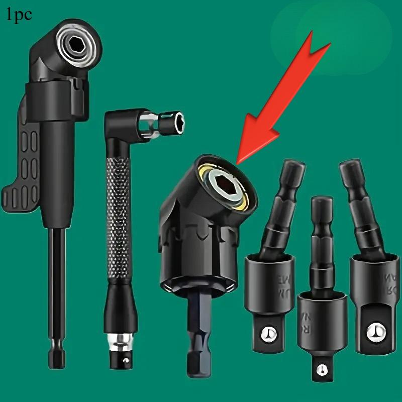 1pc high-quality right-angle drill accessories, 360 rotatable, impact-grade socket adapter, angle drill adapter, 90 inclined drill to meet various drilling requirements, drilling accessories, multi-functional drill, Drill Attachment