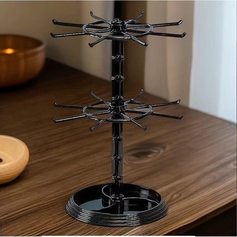 Rotating Earring Organizer Rack, Ideal for Jewelry Display, Bead Bracelets, Dangle Earrings, Necklaces, Handcrafted Accessories