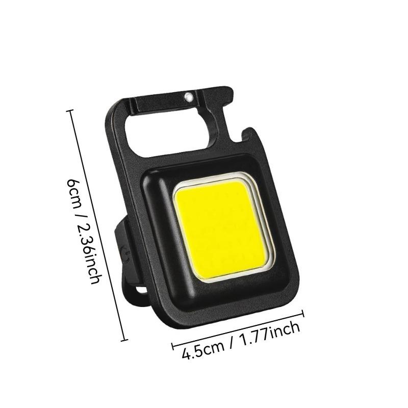 Multi Functional COB Keychain Flashlight - Mini Tool for Outdoor Camping, Fishing, Night Running & Camping Lights - Rechargeable LED Light Durable Materials Magnets Included Environmentally Safe Choice Pvc Multi Functional COB Keychain Flashlight - Mini Tool for Outdoor Camping, Fishing, Night Running & Camping Lights - Rechargeable LED Light Durable Materials Magnets Included Environmentally Safe Choice Pvc