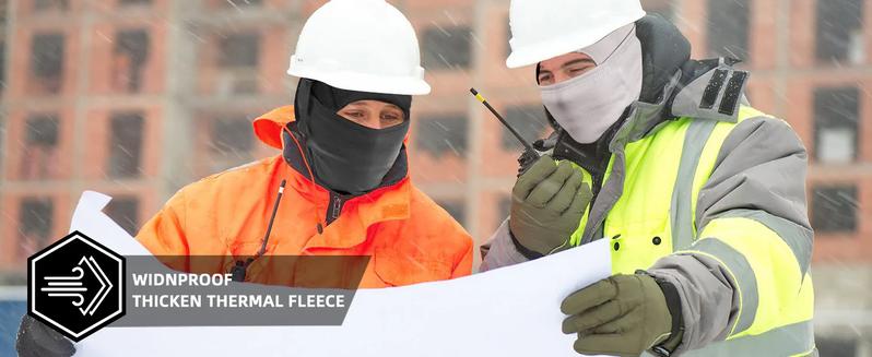 ROCKBROS Cold Weather Windproof Thermal Winter Balaclava Ski Mask Neck Warmer Hood,Full Face Mask for Outdoor Sports,Skiing,Cycling,Fishing