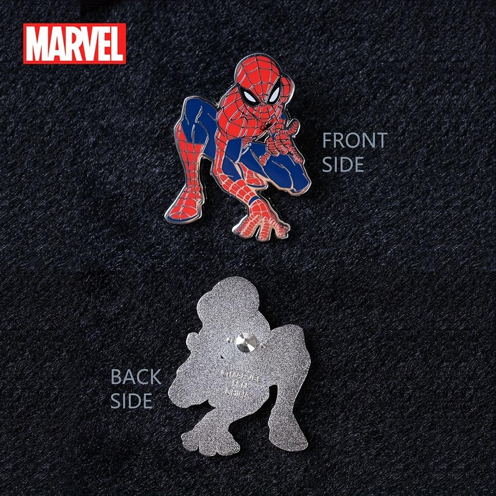 Marvel Officially Licensed Spider-Man Metal Brooch Creative Personalized Collectibles Character Ensemble Pin Jewelry Decorative Bag Clothes Practical Party Birthday Gift