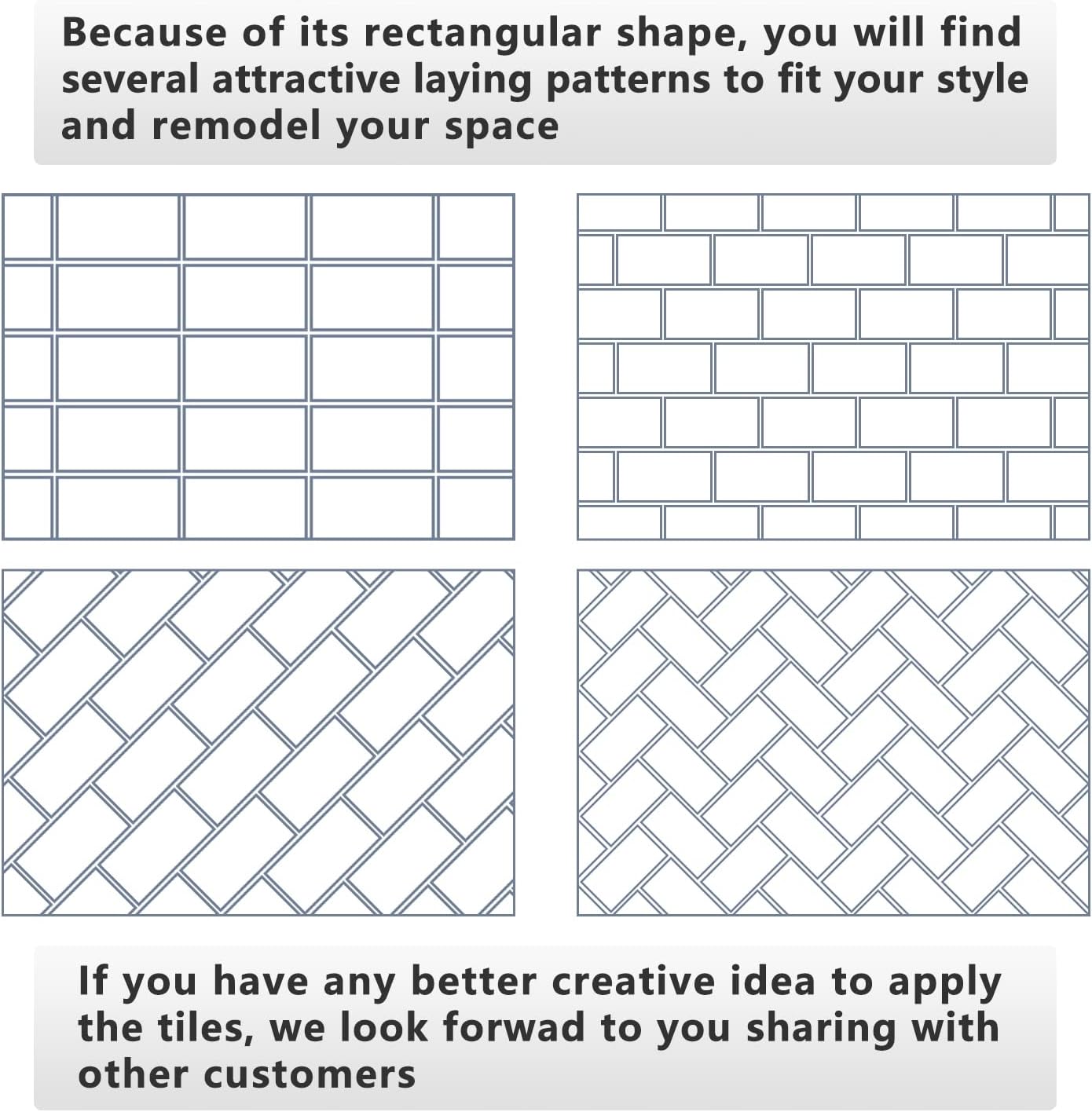 STICKGOO 100PCS Peel and Stick Backsplash, PVC Aluminium Wall Tile, Marble White Stick on Backsplash for Kitchen/Bathroom/Fireplace, Home Interior