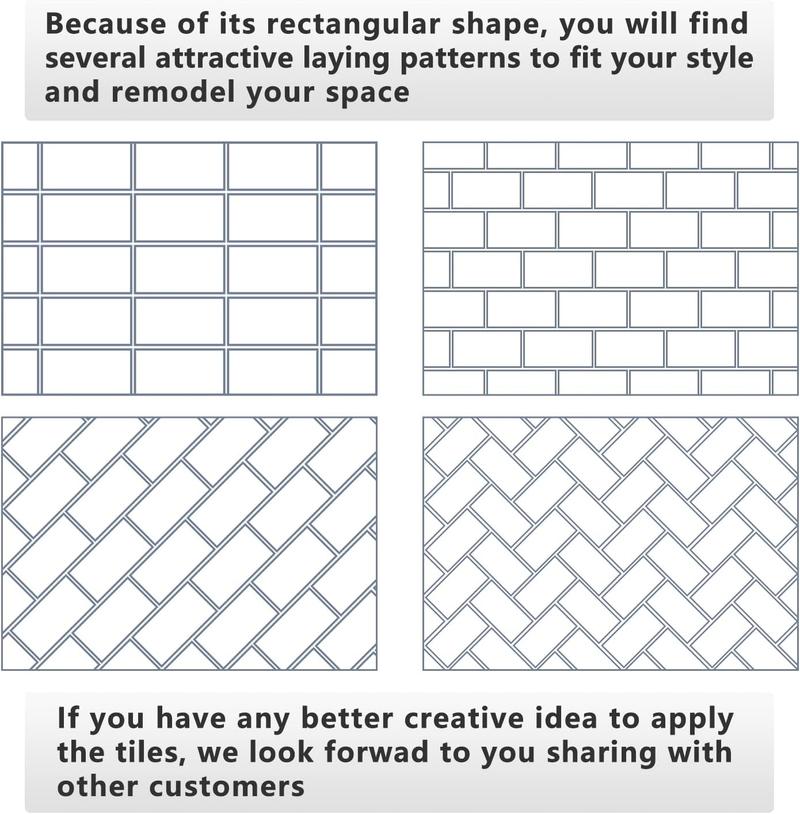 STICKGOO 100PCS Peel and Stick Backsplash, PVC Aluminium Wall Tile, Marble White Stick on Backsplash for Kitchen/Bathroom/Fireplace, Home Interior