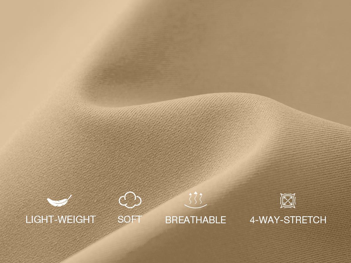 G Gradual Women's Bermuda Long Shorts with Pockets 9" High Waist Knee Length Shorts for Women Walking Athletic Workout