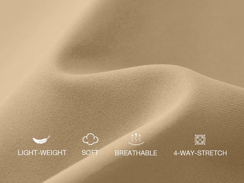 G Gradual Women's Bermuda Long Shorts with Pockets 9" High Waist Knee Length Shorts for Women Walking Athletic Workout