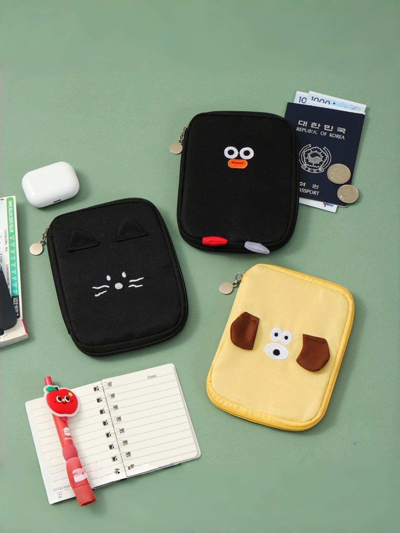 Passport Wallet Multi-Layer Travel Organizer, ID Card Holder, Cash and Coin Pouch, Digital Storage Bag, Essential Travel Accessory