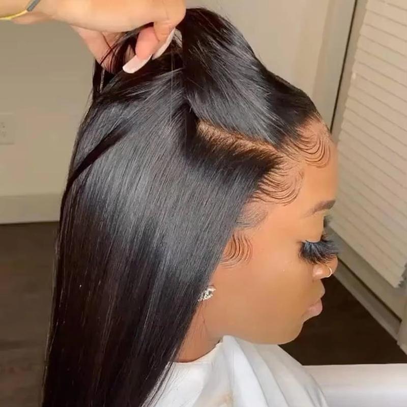 34 36inch Bling Hair 13x6 Lace Front Wig Human Hair Wigs Straight 13x4 HD Transparent Brazilian Hair Lace Frontal Wig For Women Pre Plucked With Baby Hair