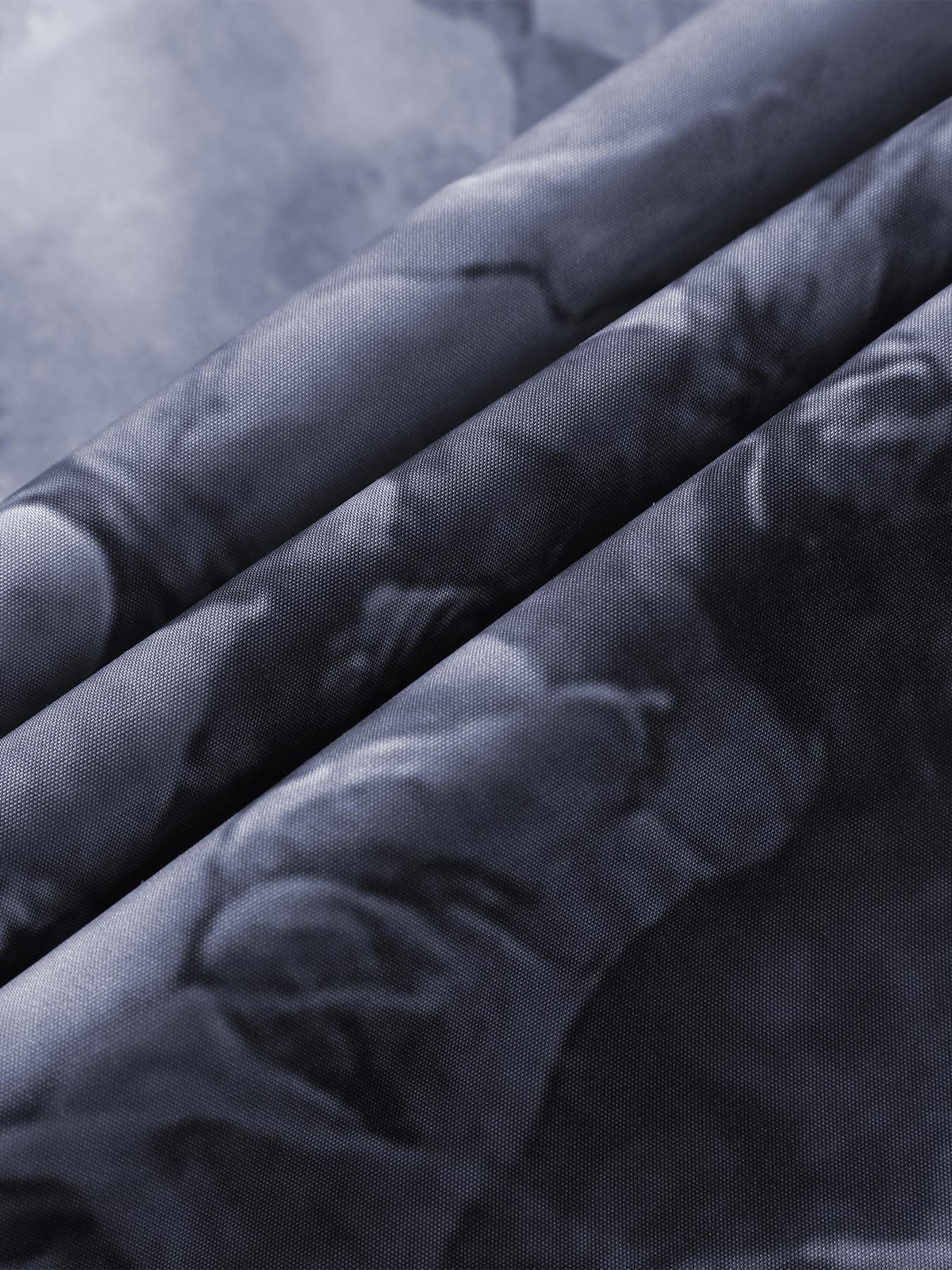 Men's Printed Long Sleeve Jacket with Artistic Patterns, Unique Retro Style Collar + Zipper Design, Trendy & Vintage Fashion Outerwear Coats, Menswear