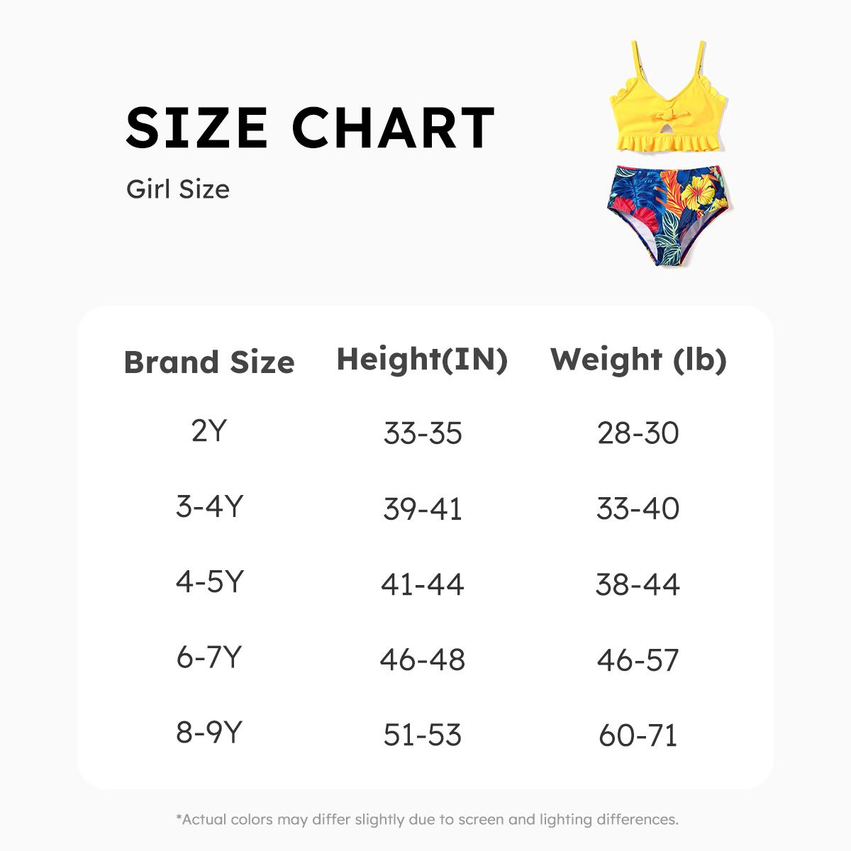 PatPat Swimsuits Tummy Control High Waisted Two-piece Full Support Family Matching Swimwear and Allover Floral Print Swim Shorts Bathing Suits Spring Break Spingtok