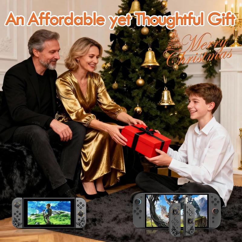 Wireless Controller for Nintendo Switch/lite/oled, DualVibration Function Replacement Parts, Wake-Up SwitchButton Design