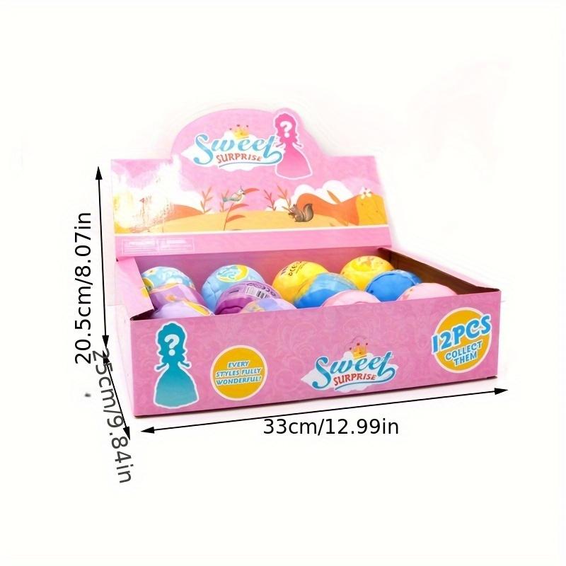 Easter Gift Set, 12 Pre-Filled Easter Eggs, Princess Toy Inside, Perfect Easter Basket Gift, Fun and Creative Easter Surprise