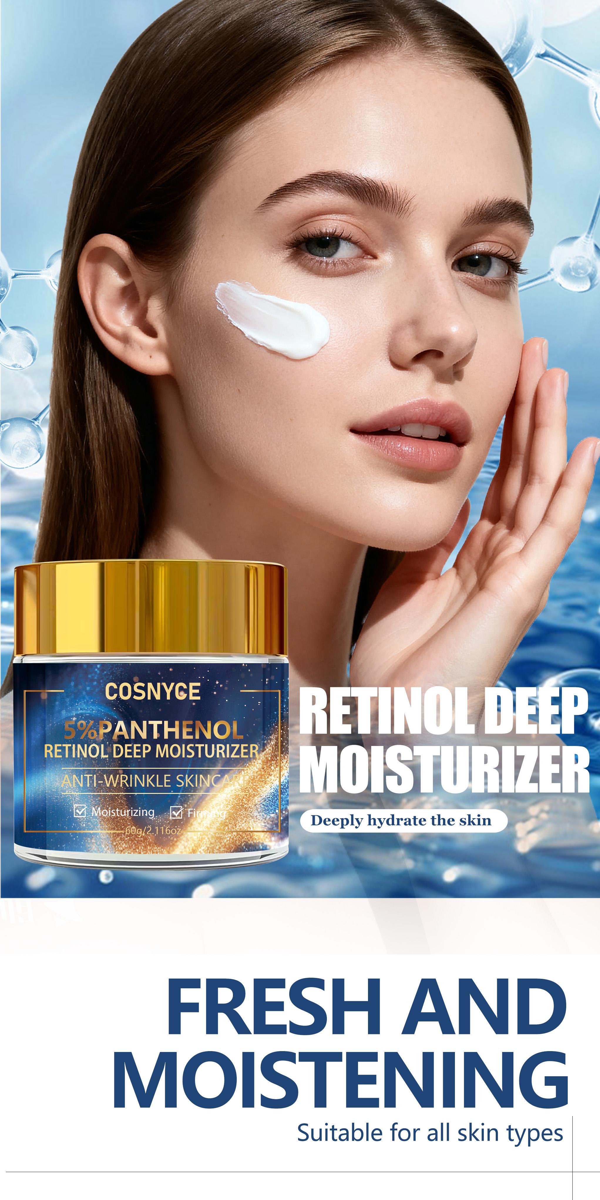 60g Collagen Face Cream with Vitamin C, Smooth Moisturizing, Alcohol-Free, No Fragrance, Non-Greasy, Easy Absorption, Suitable for All Skin Types