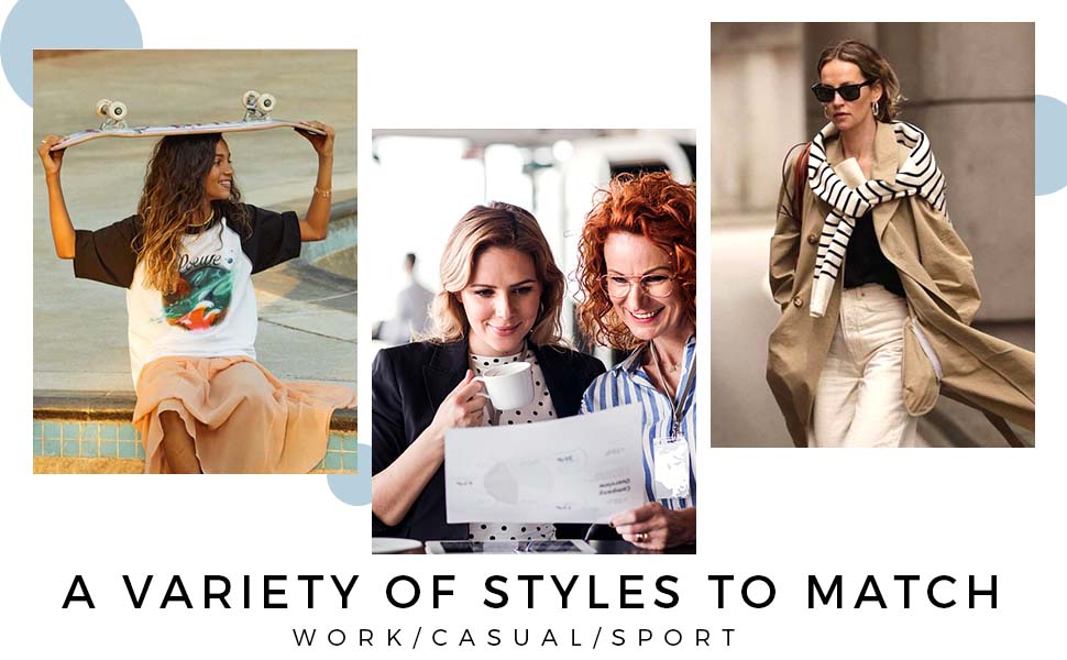 LUCKY STEP Women's Retro Fashion Sneakers Classic Casual Walking Shoes Non Slip Comfort Skate Shoes Footwear Athletic