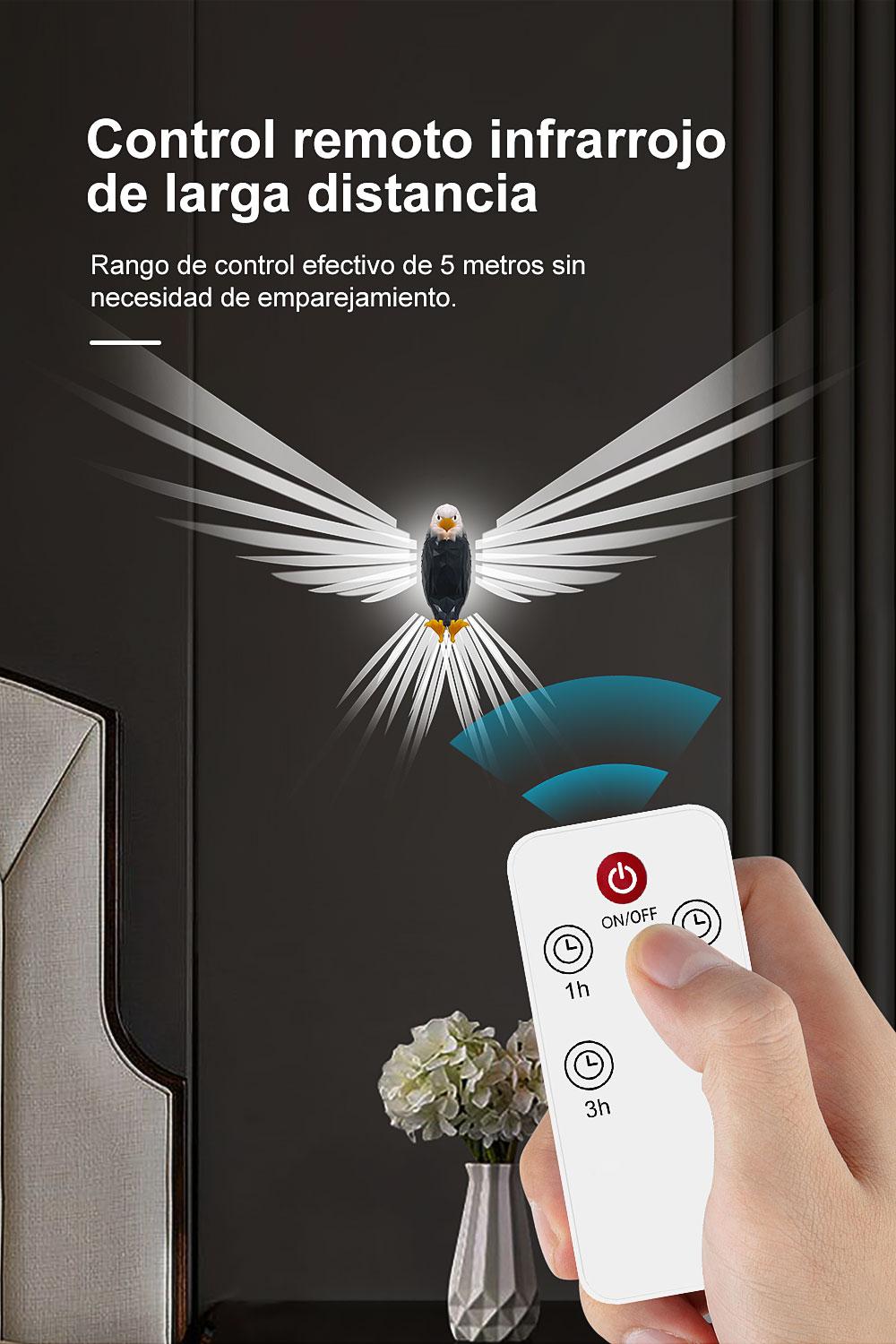 The Bald Eagle Wall Light,Halloween Gifts,Decorations for home,Eagle Night Light with Remote Control,Holiday Gifts for All, Gifts for Women, Gifts for Men