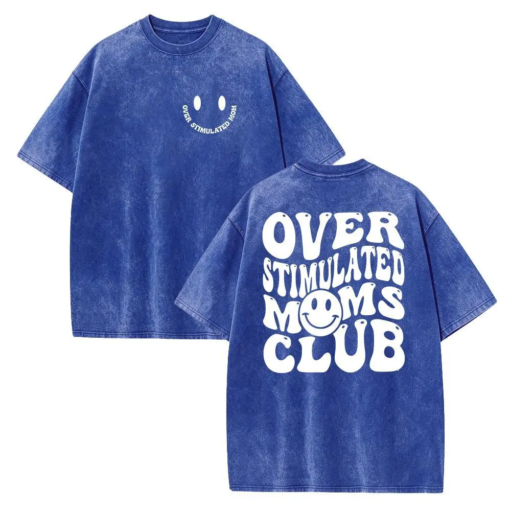 Washed T-shirt-Blue