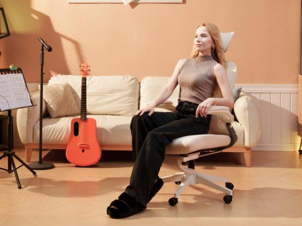 【TikTokShopBlackFriday】Foldex Ergonomic Office Chair, Folding Office Chair for Small Spaces with Lumbar Support, Foam/Mesh Seat，Flip-up Armrests, 3D Headrest, Desk Chairs with Footrest for Work,Video Game