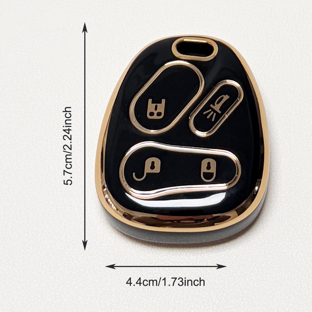 Car Key Protection Case Car Key Accessory Soft Durable Tpu Material Full Coverage Key Protector for Chevrolet for Gmc for Cadillac