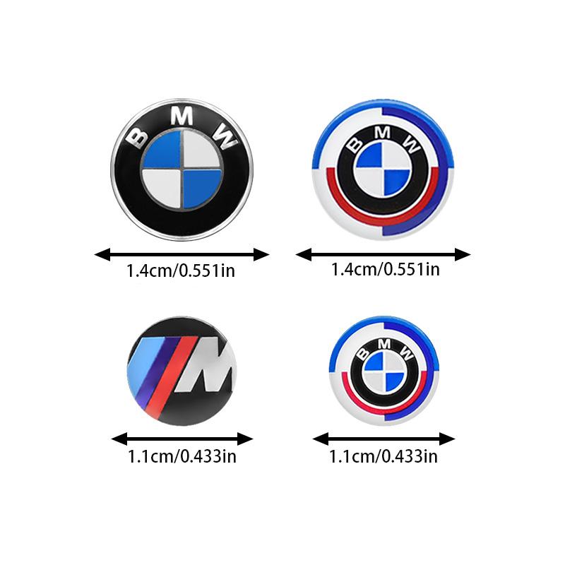 New Car Remote Key Sticker Badge Emblem, Suitable for Bmw M Performance E36 E39 E46 E30 E34 E53 E90 E60 E70 E92 E93 E83 E84 E87 G01 G11 G12 G20 G30 X1 X2 X3 X4 X5 X6 X7 F30 F20 F10 F15 F16 M3 M4 M5