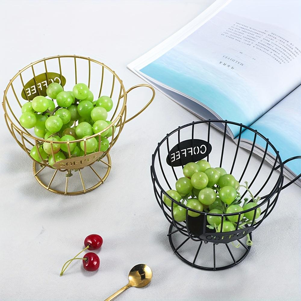1PCS Black Coffee Capsule Rack Modern Simple Home Snack Candy Storage Basket Coffee Shop Bar Counter Display Rack Storage Rack