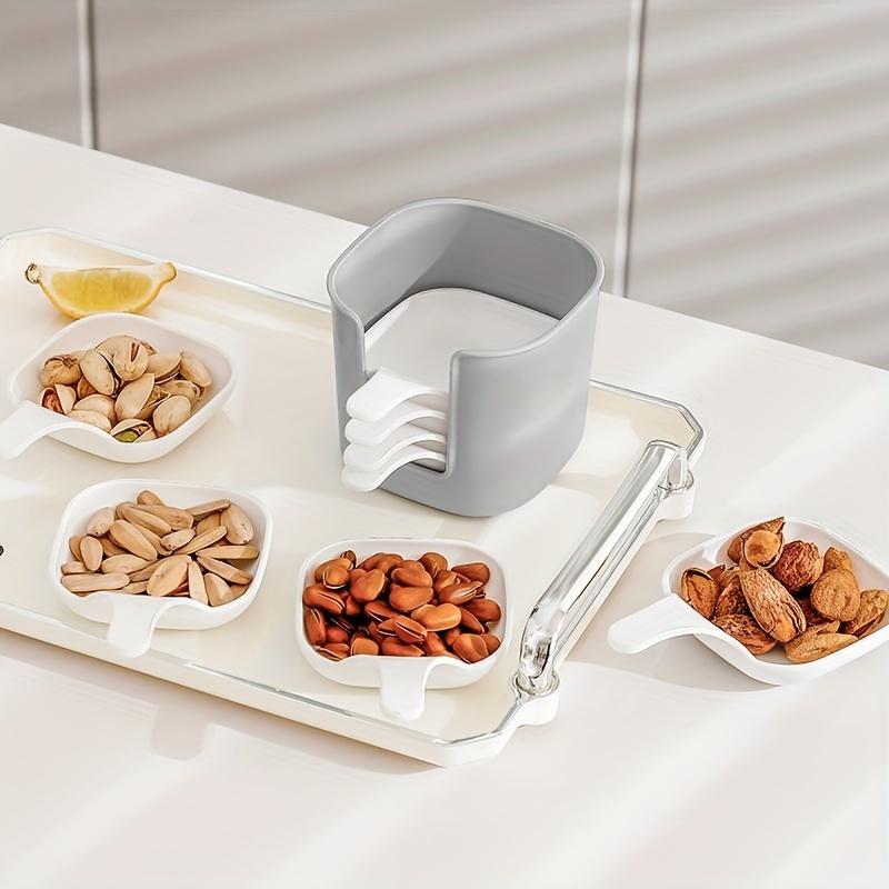 7 Piece Set Sauce Dishes, Food Storage Containers, Steak Dip Bowls, Condiment Plates, Cheese Sauce Bowls Tableware, Creative Tomato Dipping Plates Serving, Kitchen dinnerware gadgets