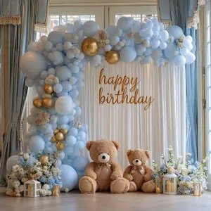 Elegant Background Curtains Set, High-Quality Satin Party Backdrop, Indoor/outdoor Wedding Decor, Photography Props, Stage Decoration, Party Decoration Supplies