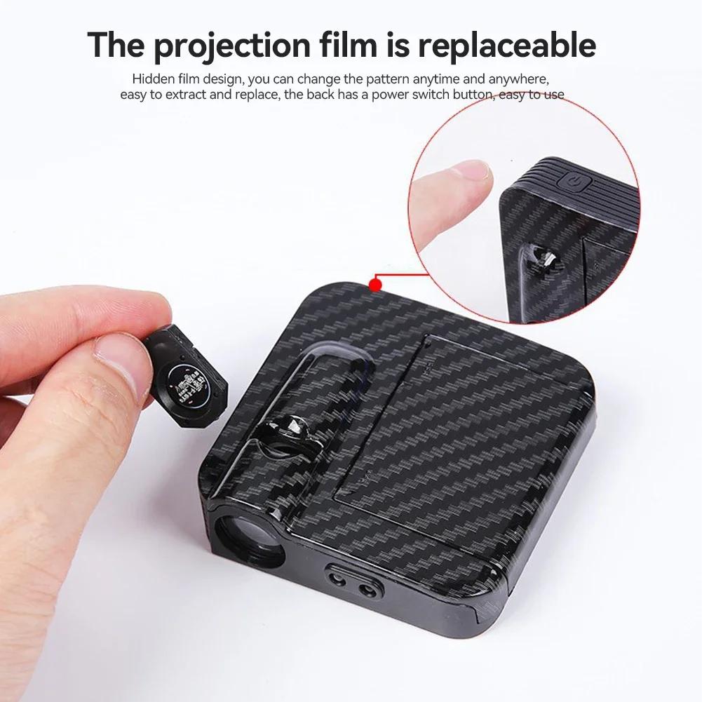 Car Door Welcome Light Logo Projector Lights Accessories for VW GTI Polo Golf Passat Tiguan Arteon Touareg Taigo Caddy Jetta Bee(Battery Not Included)