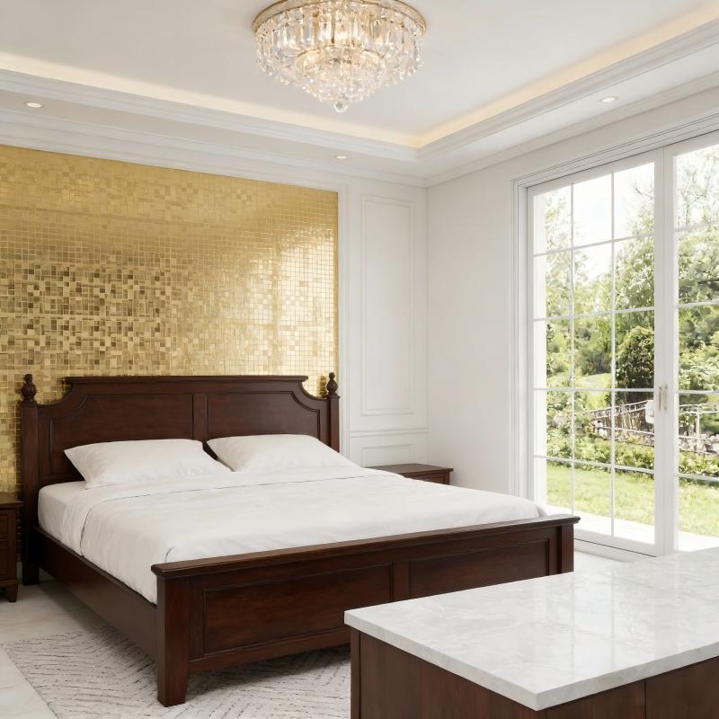 1 Roll 3D Metallic Texture Decorative Sticker, 2mm Thick Ceiling Wall Mural, Easy Installation, Seamless Splicing, Peel and Stick Wall Decal for Living Room Bedroom Modern Home Decor