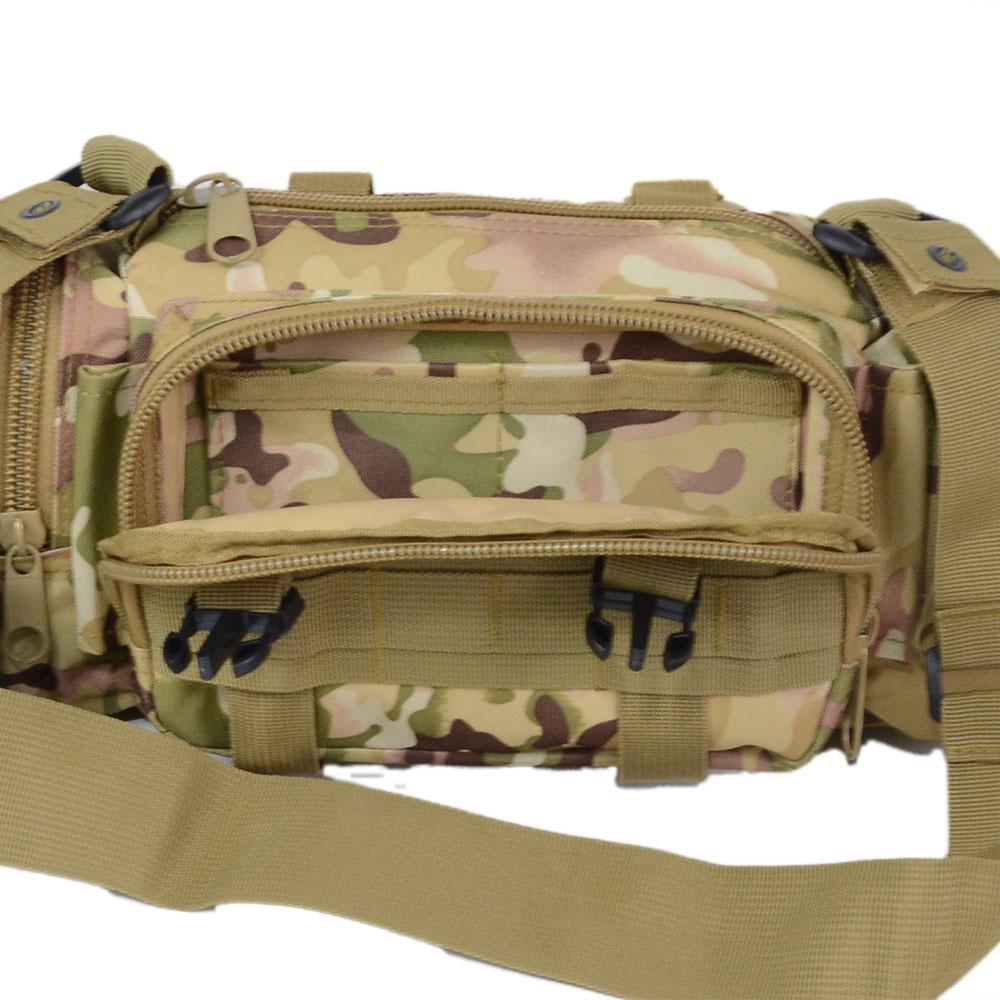 Sports Outdoor Camouflage Cycling Photography Tactical Magic 3P Attack Waist Bag with Zip  Bag for Sports Use t Wizard Castle Sling Bag outdoor sport travel Men's Crossbody Bag with Skull Design tactical pack Adjustable Waist Fanny Pack travel  on  bags