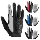ROCKBROS Full Finger Gloves Touch Screen MTB Motorcycle Bicycle Cycling Gloves Touch Screen Anti-Slip MTB Gloves for Cycling Workout Outdoor Sports