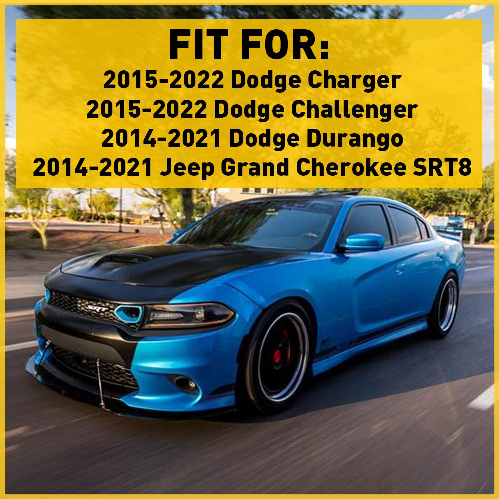 AUXITO For 2014-2021 Dodge Durango Jeep Grand Cherokee SRT8 Steering Wheel Trim Fit decoration AUXITO For 2014-2021 Dodge Durango Jeep Grand Cherokee SRT8 Steering Wheel Trim Fit decoration