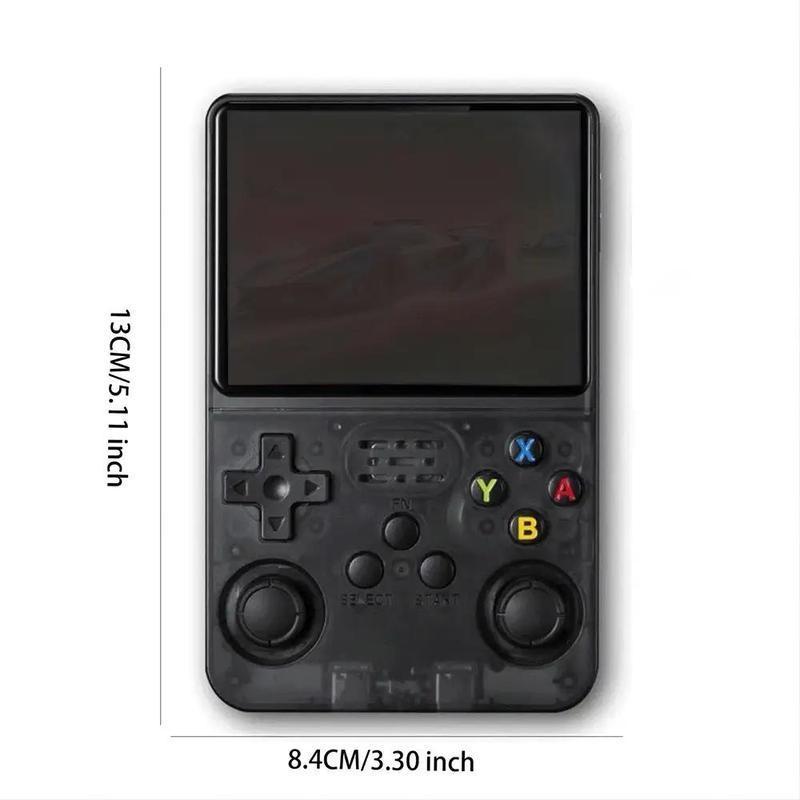 R36s Retro Portable Handheld Game Console, 20000+ Classic Games, 64GB TF Card, Linux System, 3.5 Inch IPS Screen, 3000mah Battery, 8 Hours Playtime