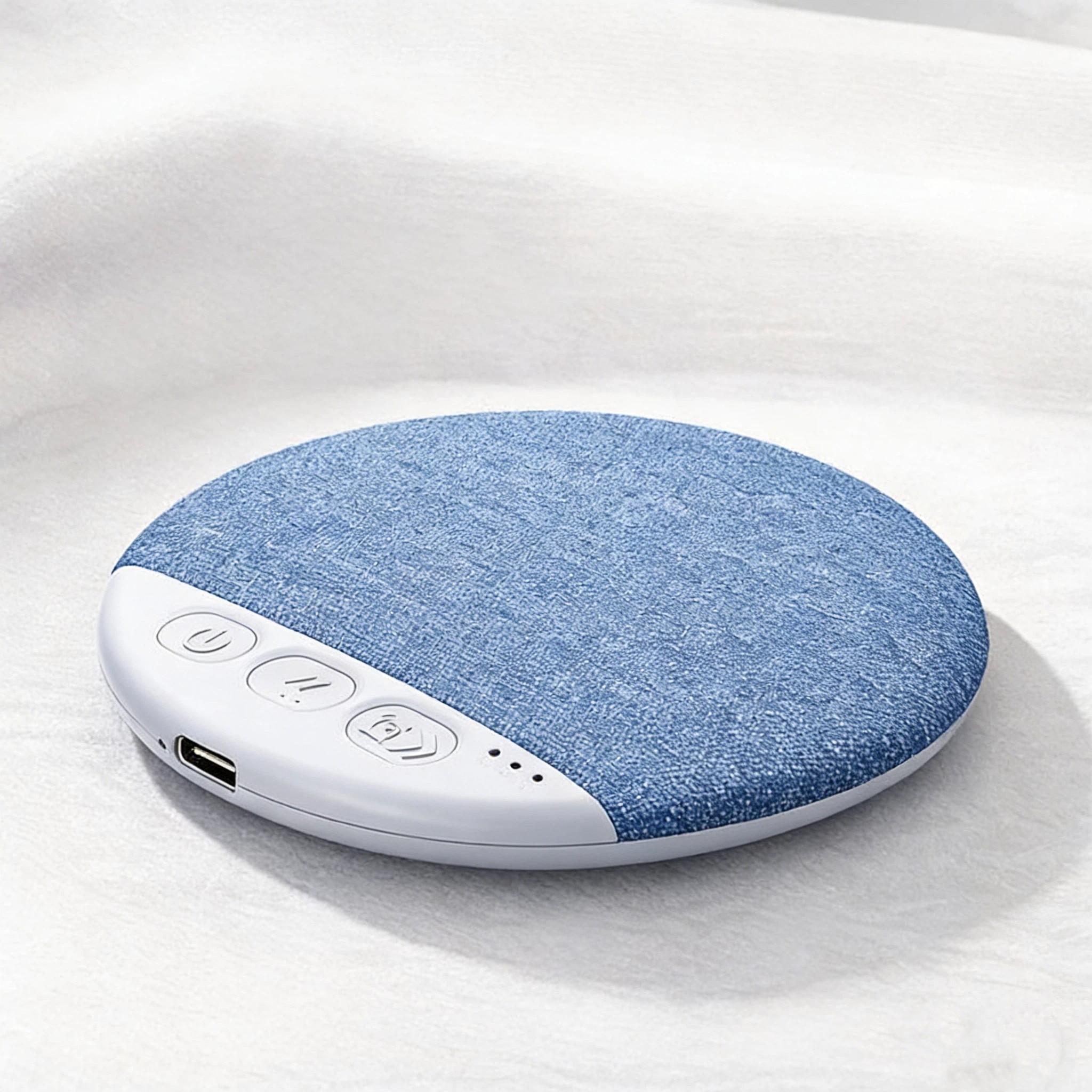 Bluetooth-compatible Pillow Speaker for Sleep, Deep Sleep with Noise, No Disturbance for Partner, Timer Function, Ultra-Thin Design, Wireless Speaker