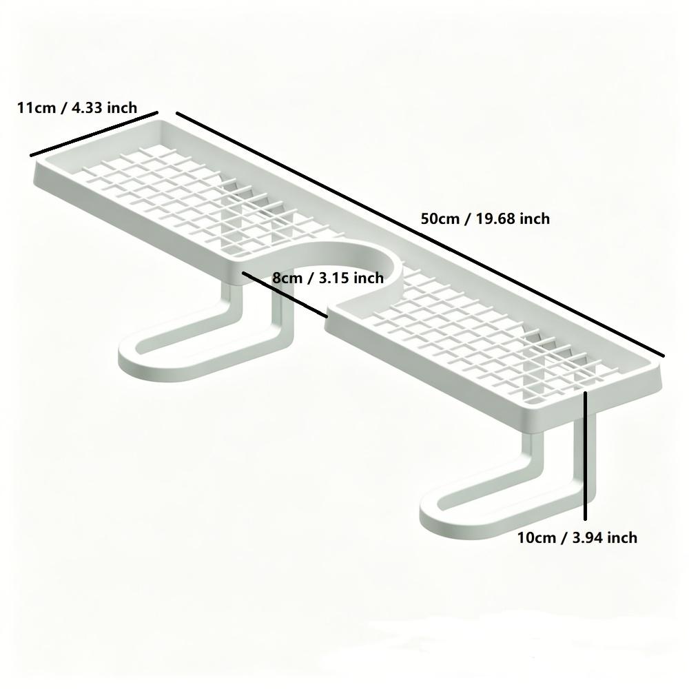 Simple bathroom sink rack, removable countertop storage rack, multi-functional kitchen seasoning storage rack, suitable for cosmetics, skin care products, toiletries, kitchen storage, shelf, Bathroom Organizer Simple bathroom sink rack, removable countertop storage rack, multi-functional kitchen seasoning storage rack, suitable for cosmetics, skin care products, toiletries, kitchen storage, shelf, Bathroom Organizer