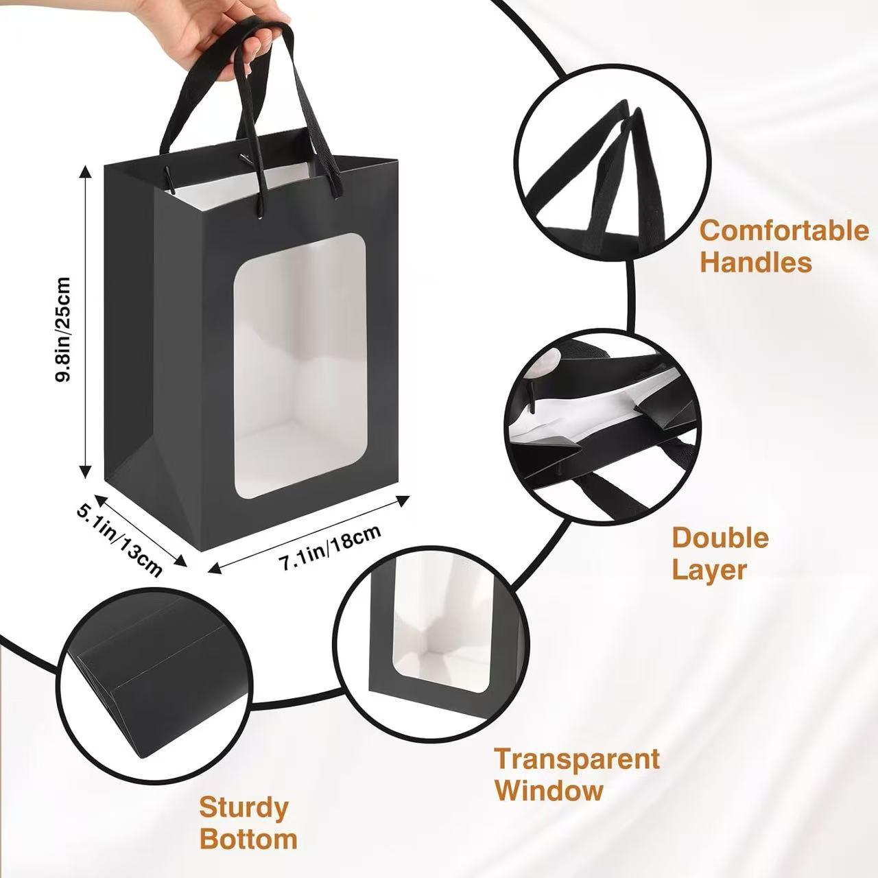 Christmas Party Gift Bags, Decorative Paper Favor Bags for Proposal & Daily Souvenir，needoh，nutrition geeks