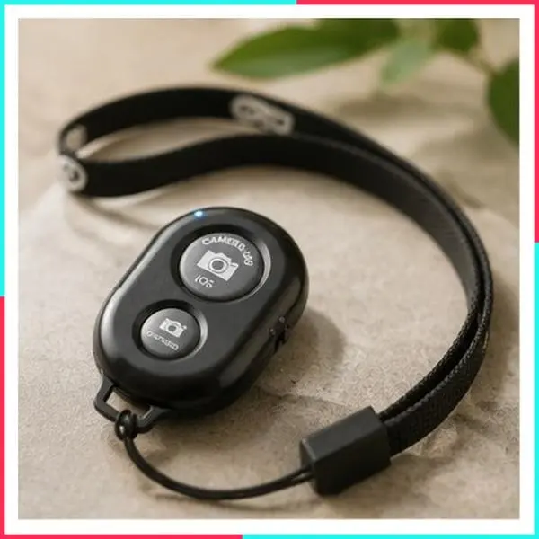 Camera Shutter Remote Control with Bluetooth Wireless Technology - Create Amazing Photos and Videos Hands-Free - Compatible with Most Smartphones and Tablets iOS and Android