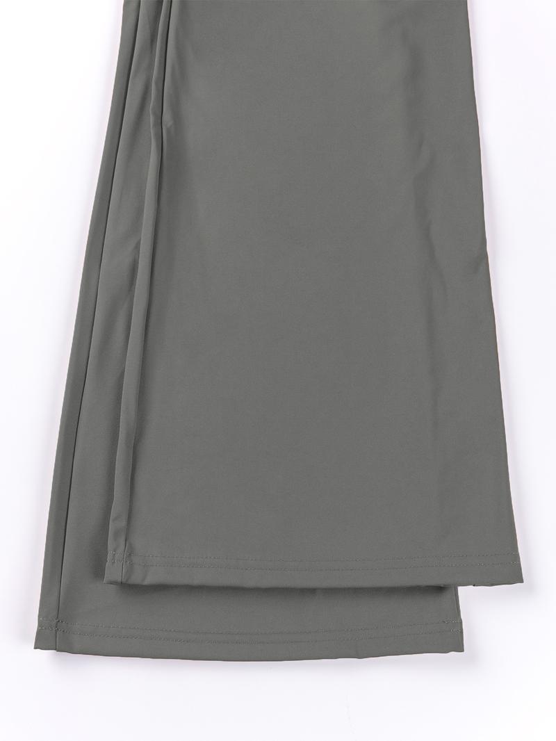 Women's High Waist Bell Bottoms Casual Flare Leg, Fall Winter Sporty Pants, Tummy Control Butt Lifting, High Elasticity Outdoor Casual Wear