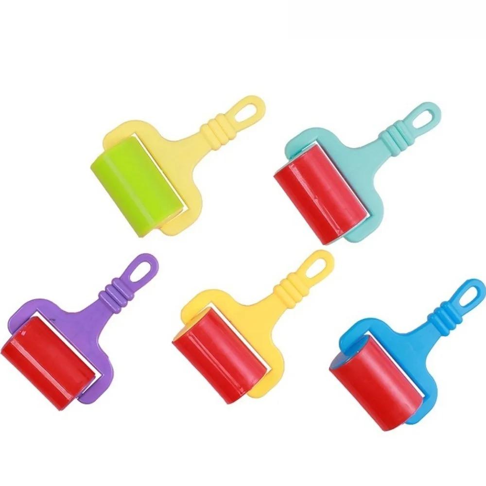 Multi-Purpose DIY Clay Roller & Compactor Set with Non-Slip Grip - Diamond Painting Tools, Art & Craft Mold for Kids, Stress Relief Toys, Creative Handmade Projects, Portable Shaping Tools for Adults and Children