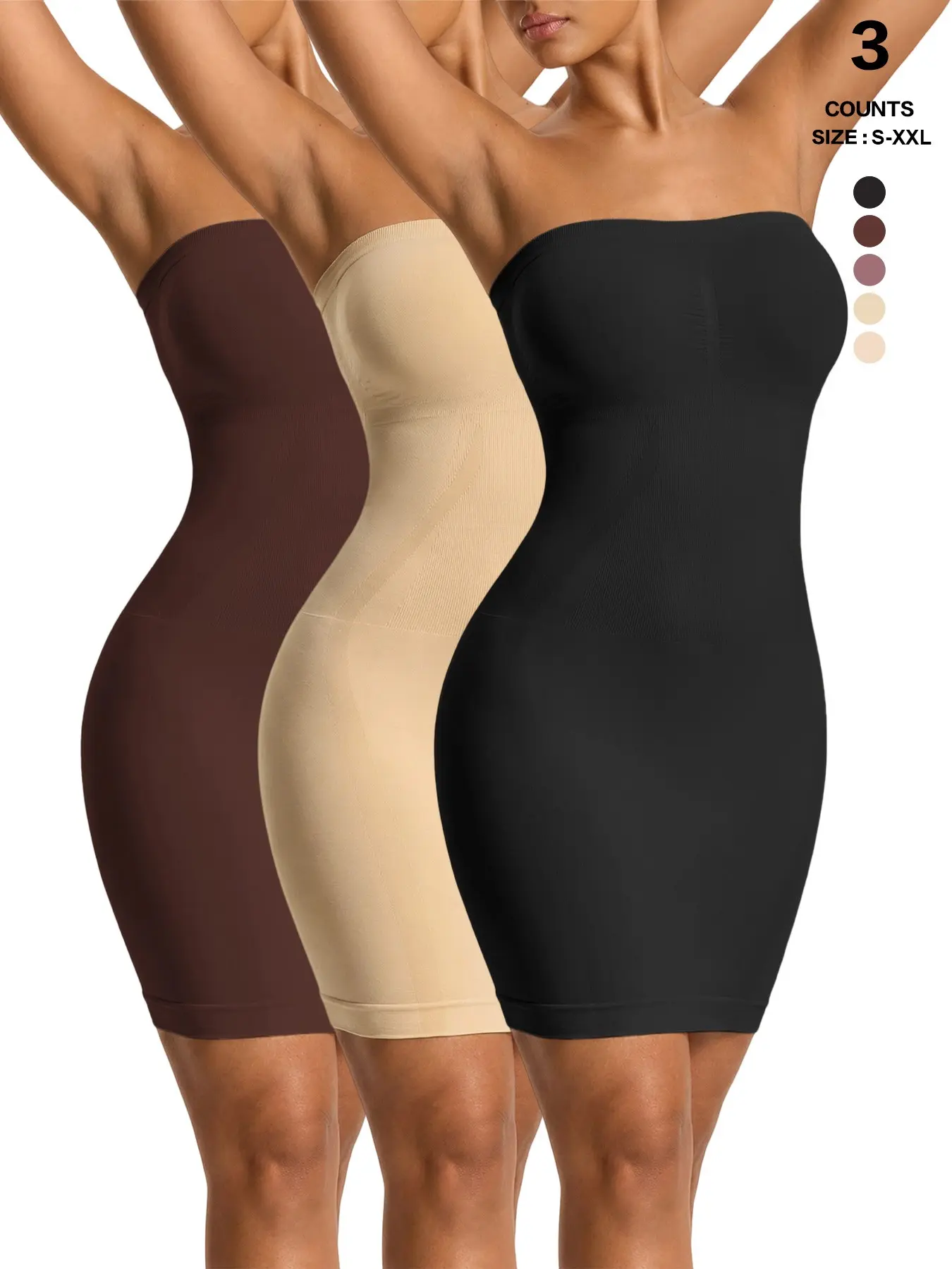 Black/White/Chocolate Brown