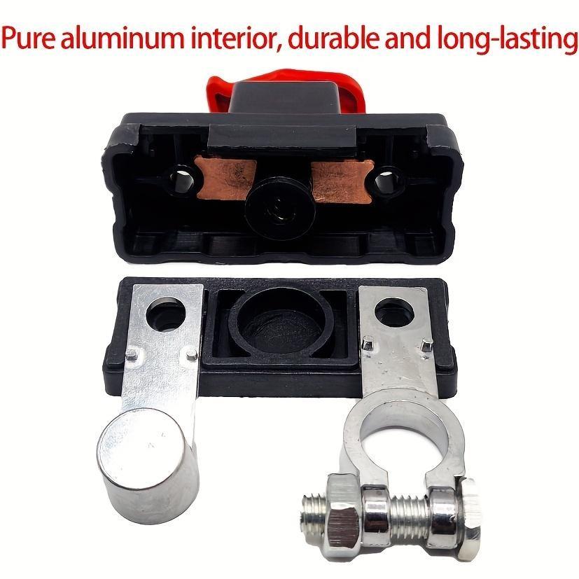 1pc Battery Main Disconnect Switch, Pure Aluminum Negative Disconnect, 12-24v Advanced Disconnect for Efficient Battery Management